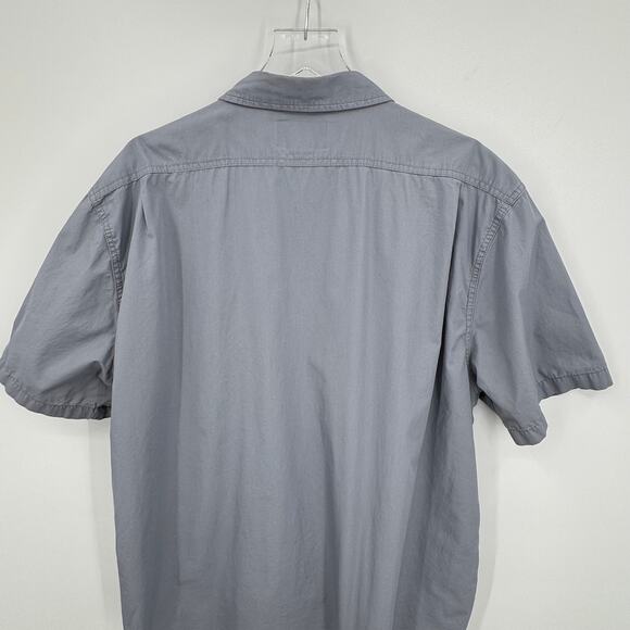 Filson shirt men's XXL Feather Cloth button front short sleeve utility pockets - Picture 4 of 7